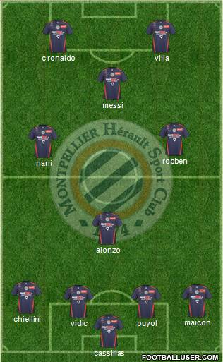 Montpellier Hérault Sport Club Formation 2011