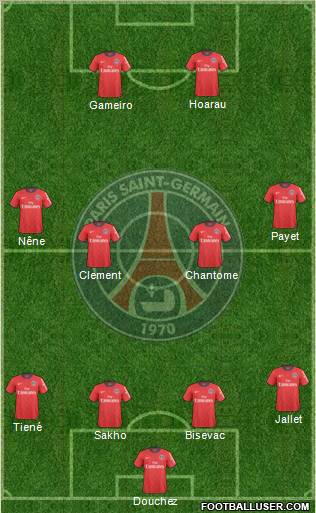 Paris Saint-Germain Formation 2011