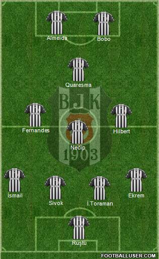Besiktas JK Formation 2011