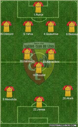 Racing Club de Lens Formation 2011