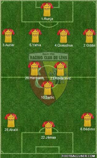 Racing Club de Lens Formation 2011