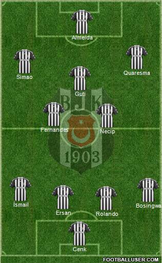 Besiktas JK Formation 2011