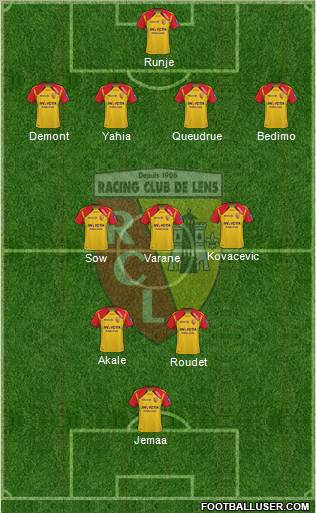 Racing Club de Lens Formation 2011