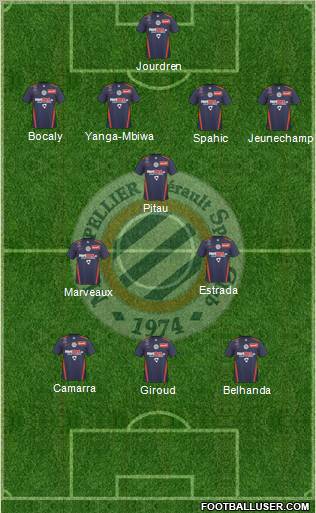 Montpellier Hérault Sport Club Formation 2011