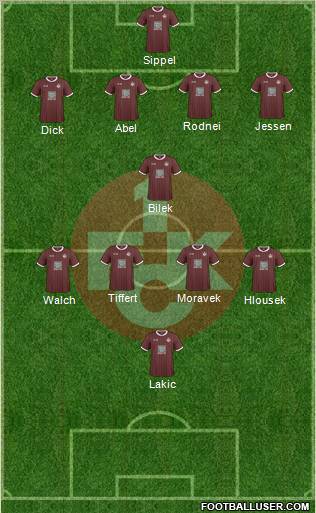 1.FC Kaiserslautern Formation 2011