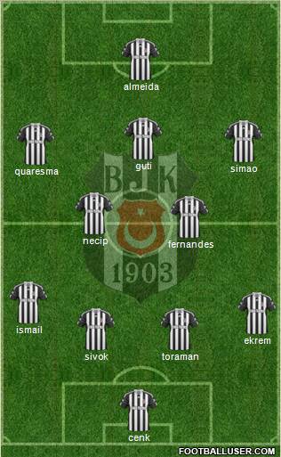 Besiktas JK Formation 2011