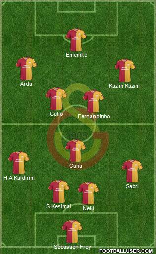 Galatasaray SK Formation 2011