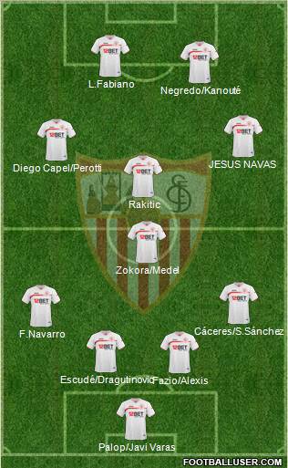 Sevilla F.C., S.A.D. Formation 2011
