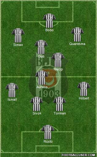 Besiktas JK Formation 2011