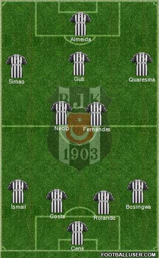 Besiktas JK Formation 2011