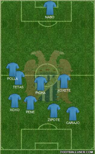 Águilas C.F. Formation 2011