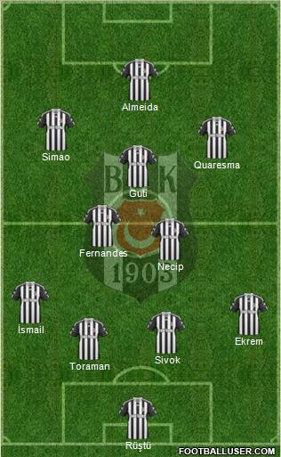 Besiktas JK Formation 2011
