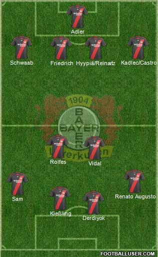 Bayer 04 Leverkusen Formation 2011