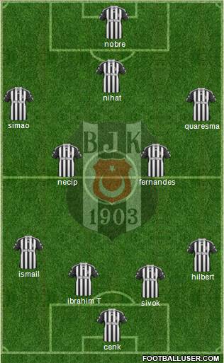 Besiktas JK Formation 2011