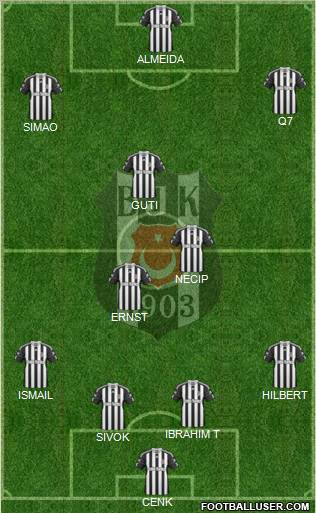Besiktas JK Formation 2011