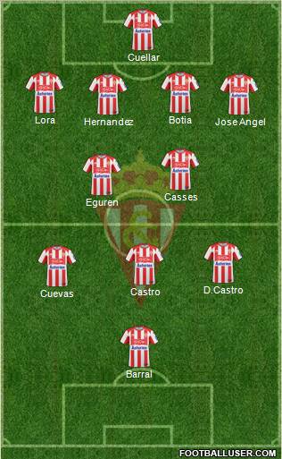 Real Sporting S.A.D. Formation 2011