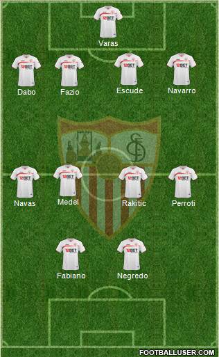 Sevilla F.C., S.A.D. Formation 2011