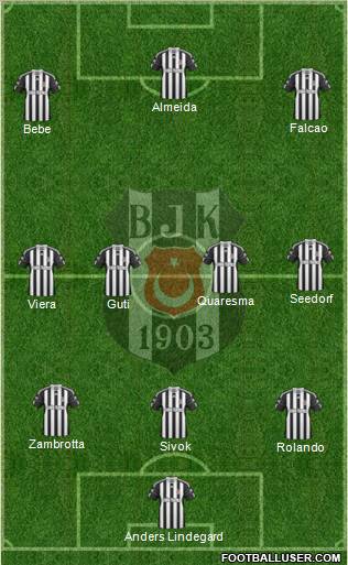 Besiktas JK Formation 2011
