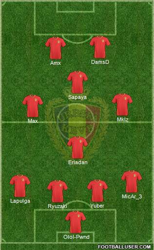 Belgium Formation 2011