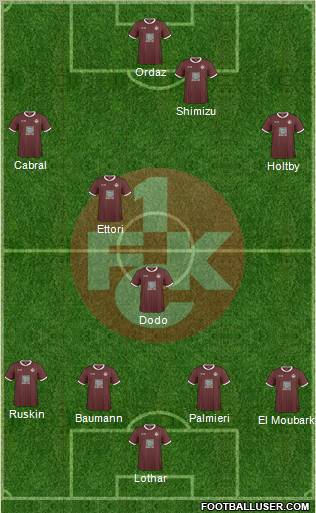 1.FC Kaiserslautern Formation 2011