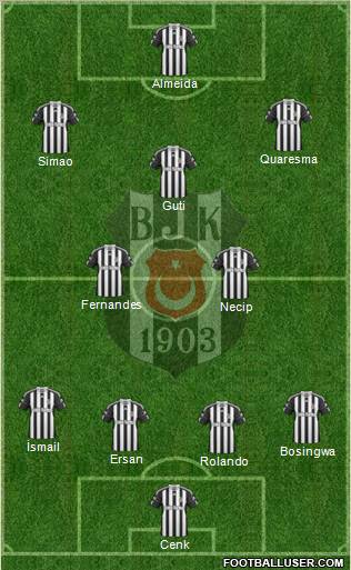 Besiktas JK Formation 2011