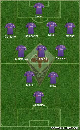 Fiorentina Formation 2011