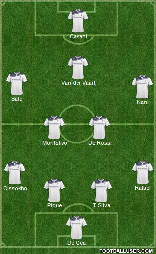 Tottenham Hotspur Formation 2011