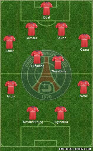 Paris Saint-Germain Formation 2011
