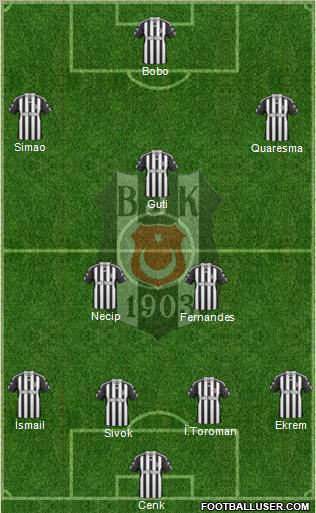 Besiktas JK Formation 2011