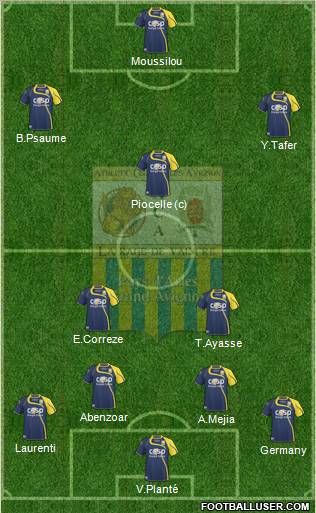 Athlétic Club Arles-Avignon football formation