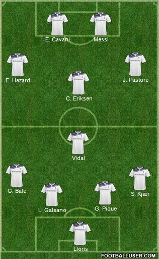 Tottenham Hotspur Formation 2011