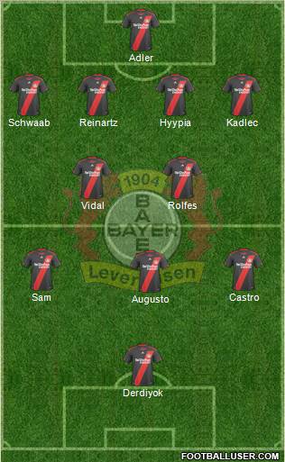 Bayer 04 Leverkusen Formation 2011
