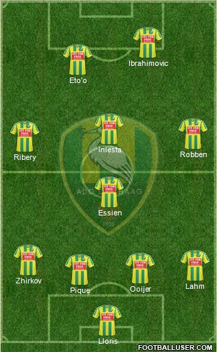 ADO Den Haag Formation 2011