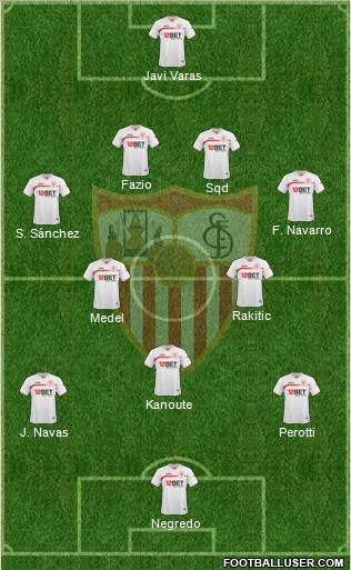 Sevilla F.C., S.A.D. Formation 2011
