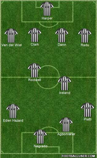 Newcastle United Formation 2011