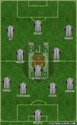 Besiktas JK Formation 2011