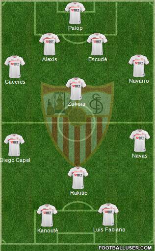 Sevilla F.C., S.A.D. Formation 2011