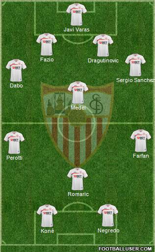 Sevilla F.C., S.A.D. Formation 2011