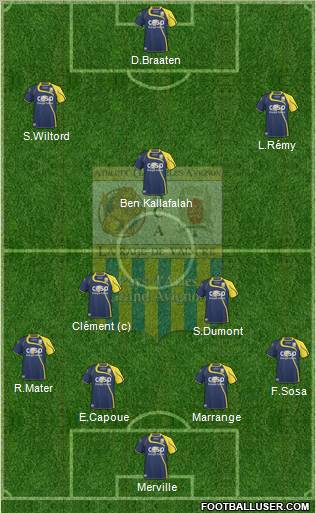 Athlétic Club Arles-Avignon football formation