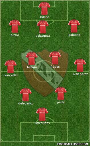 Independiente Formation 2011
