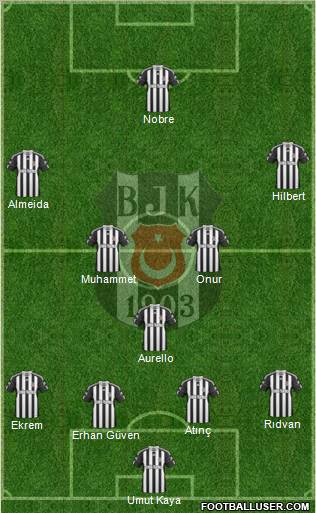 Besiktas JK Formation 2011