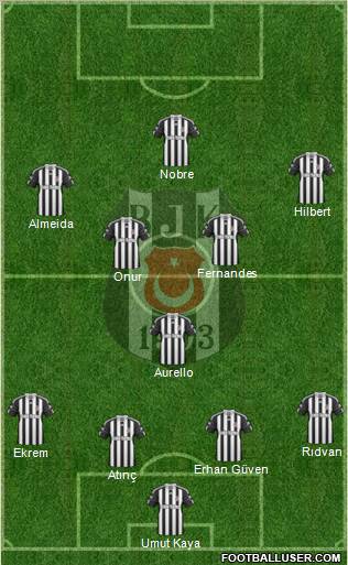 Besiktas JK Formation 2011