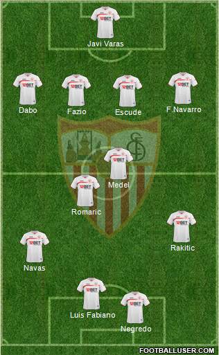 Sevilla F.C., S.A.D. Formation 2011