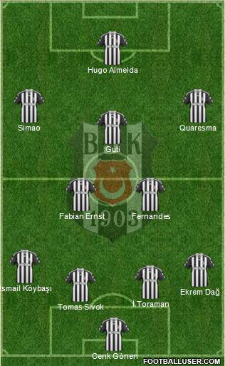 Besiktas JK Formation 2011