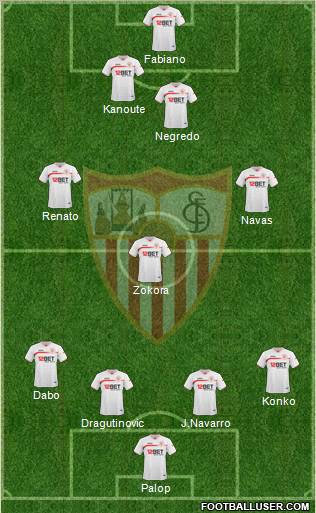 Sevilla F.C., S.A.D. Formation 2011