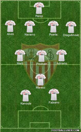 Sevilla F.C., S.A.D. Formation 2011