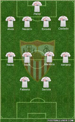 Sevilla F.C., S.A.D. Formation 2011