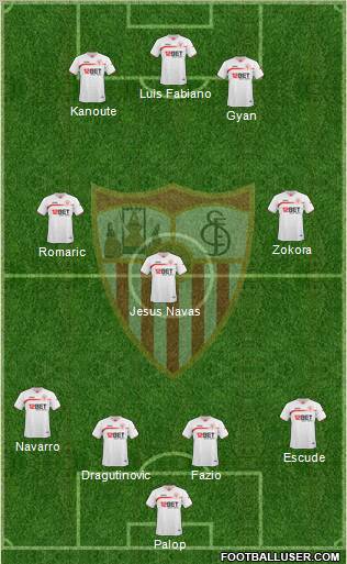Sevilla F.C., S.A.D. Formation 2011