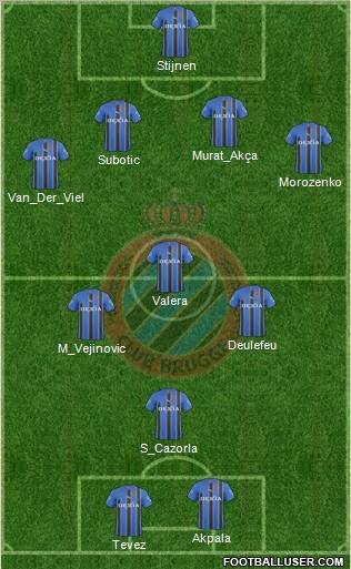 Club Brugge KV Formation 2011