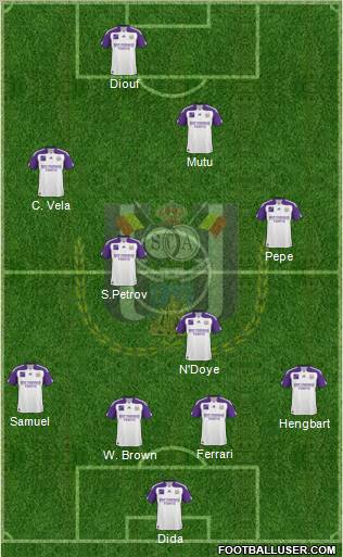 RSC Anderlecht Formation 2011